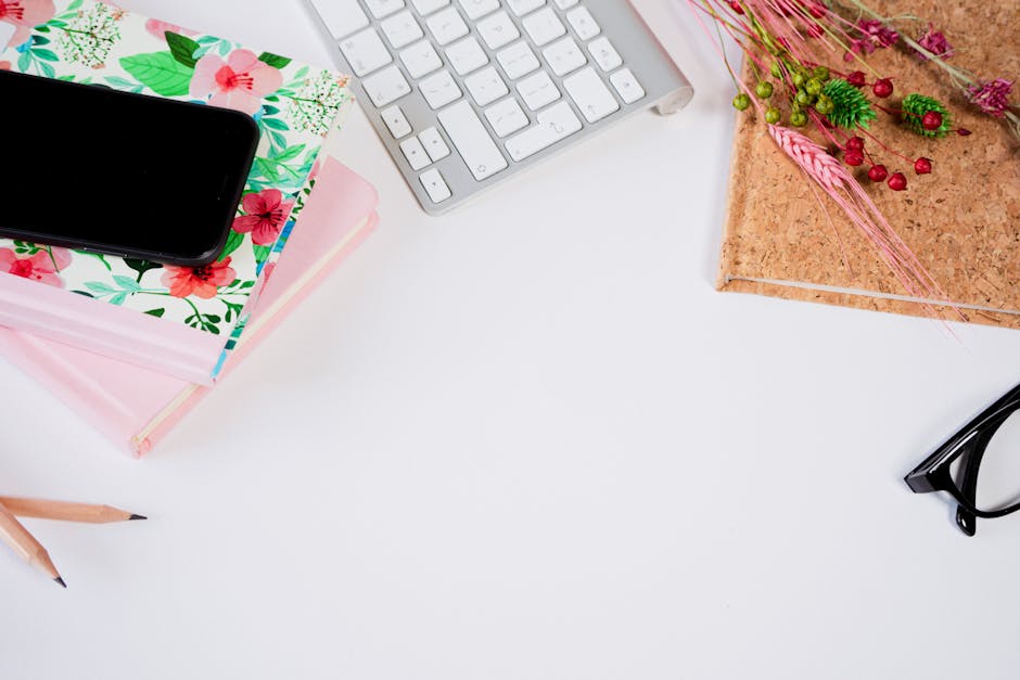 adjustable standing desk home office productivity tech style workspace digital marketing