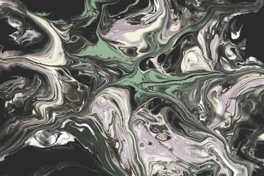 Dynamic abstract painting with swirling pastel colors, evoking a sense of movement and creativity.