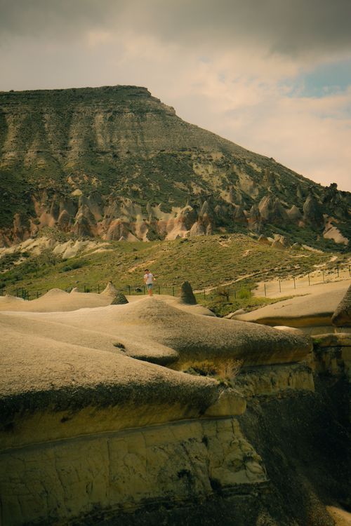 Free Explore the stunning and unique rock formations in Cappadocia, Turkey. Stock Photo