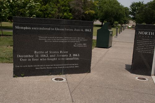 Free Nashville Bicentennial Mall: Battle of Stone's River  Stock Photo