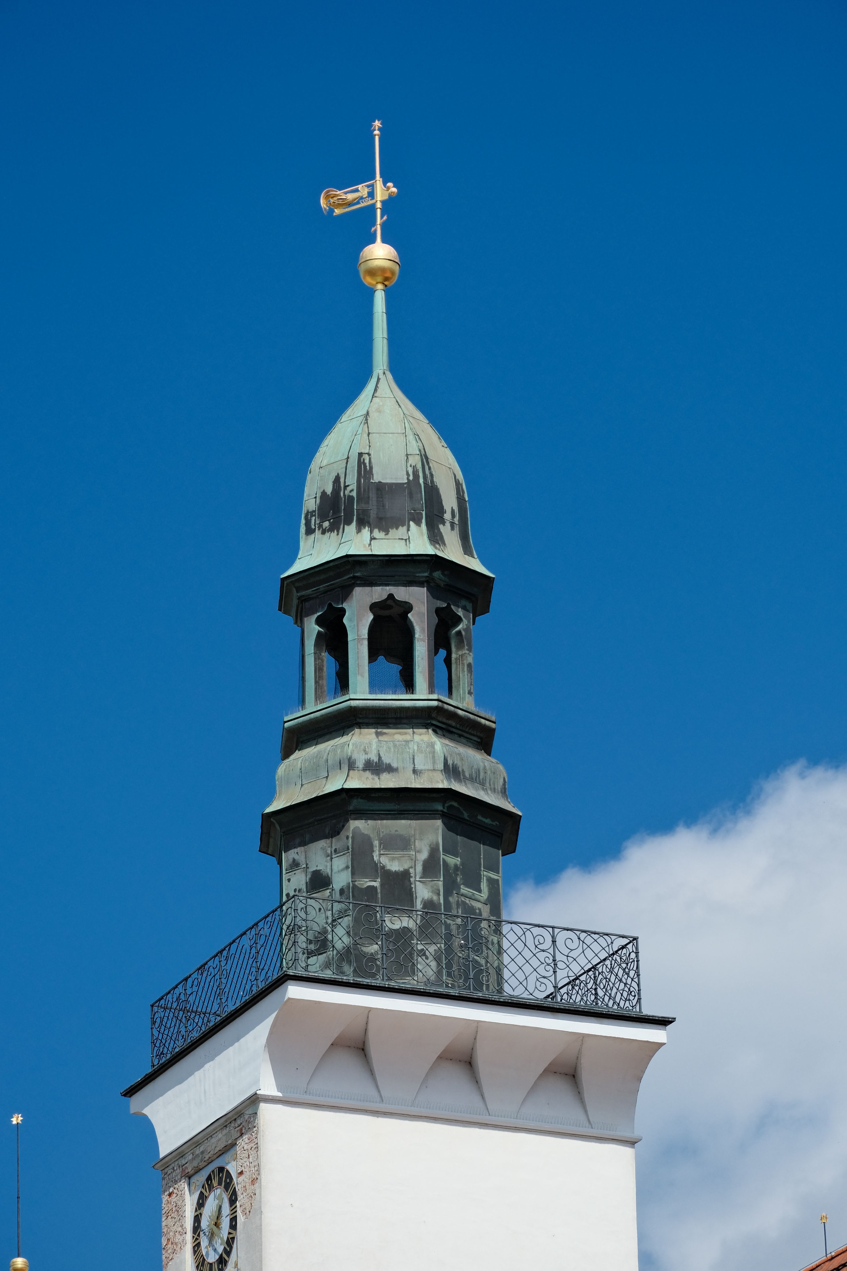 Historic Clock Tower Against Clear Blue Sky · Free Stock Photo