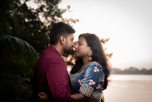 AI Couple music video frame — romantic mood