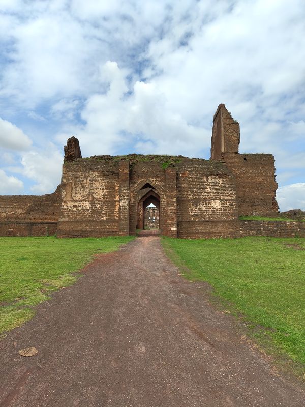 Ancient Bidar Fort ruins