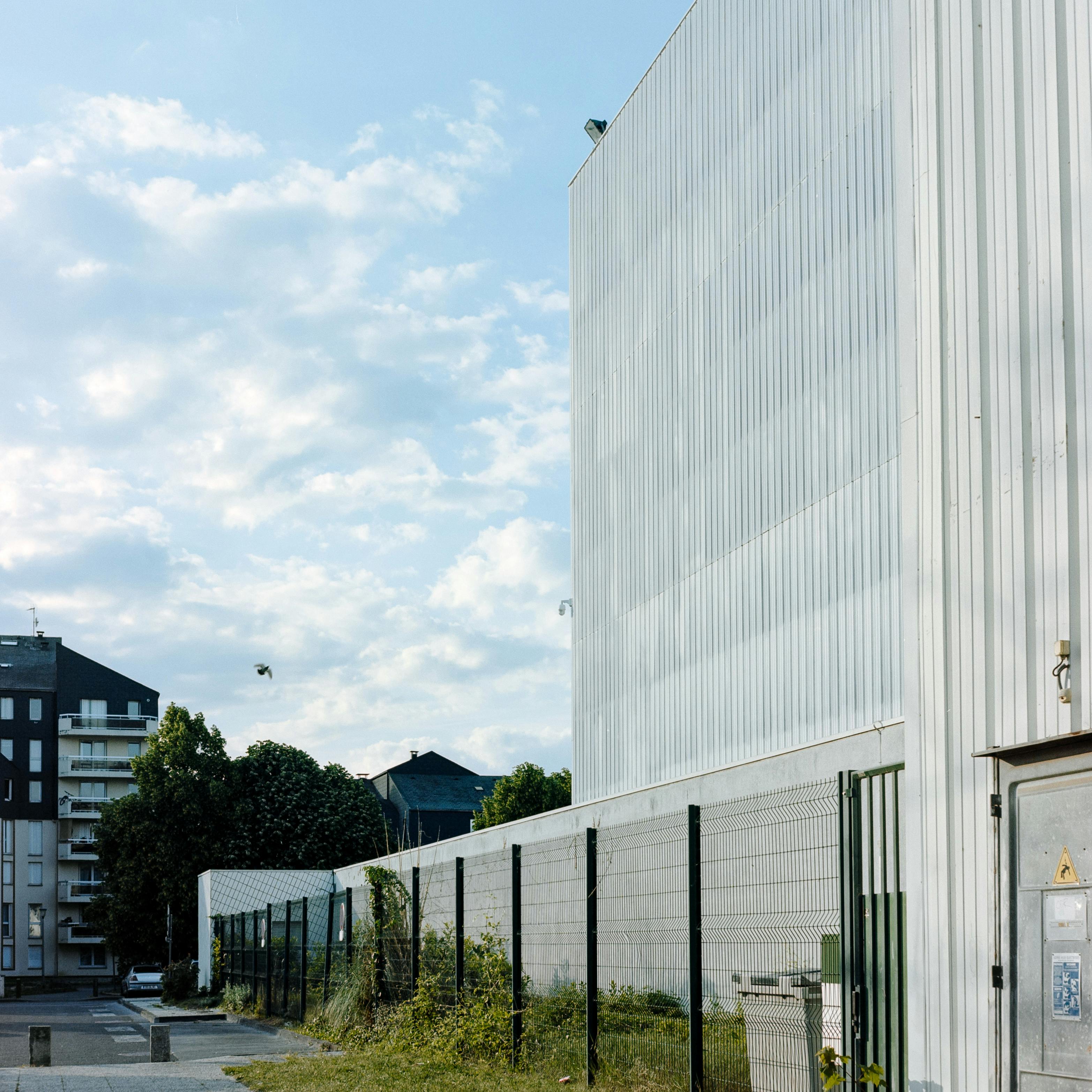 Contemporary urban scene with modern architecture in Compiègne, Hauts-de-France, France.