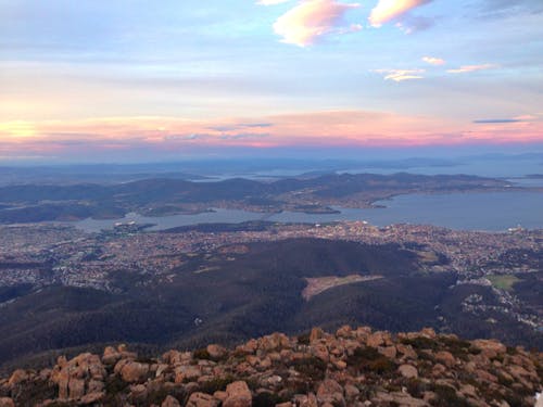 Free stock photo of mt wellington, sunset, tasmania