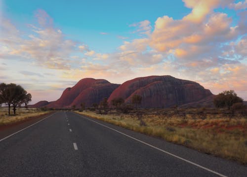 Free stock photo of kata tjuta, northern territory, road