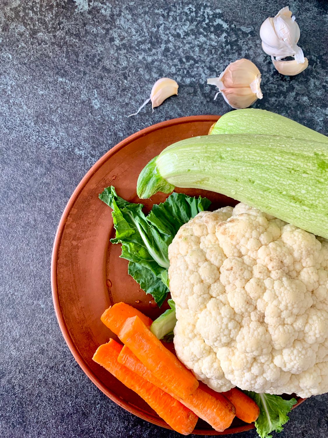 Fresh Vegetables on Rustic Plate - Farm to Table · Free Stock Photo