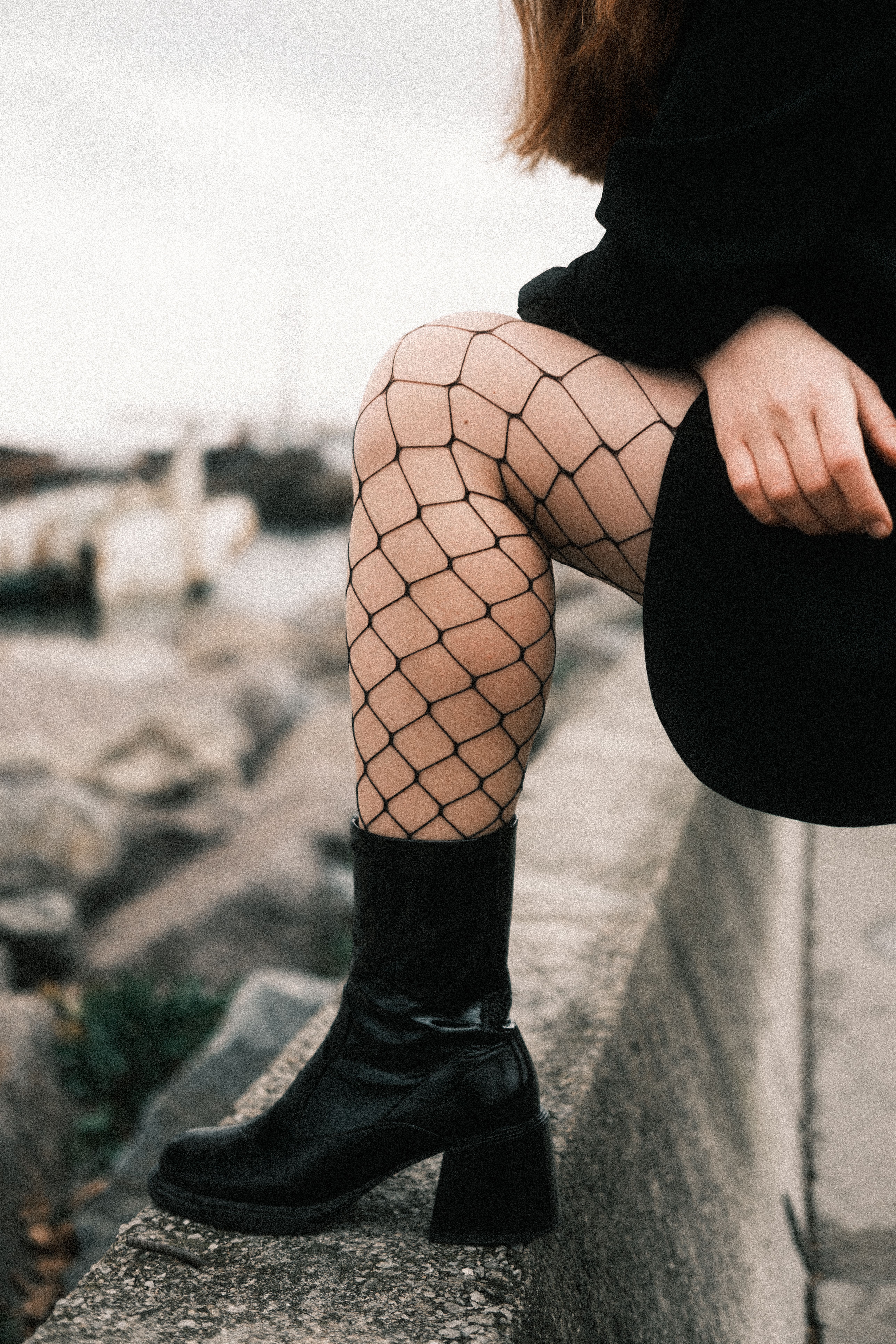 Woman In Fishnet Stockings Photos, Download The BEST Free Woman In