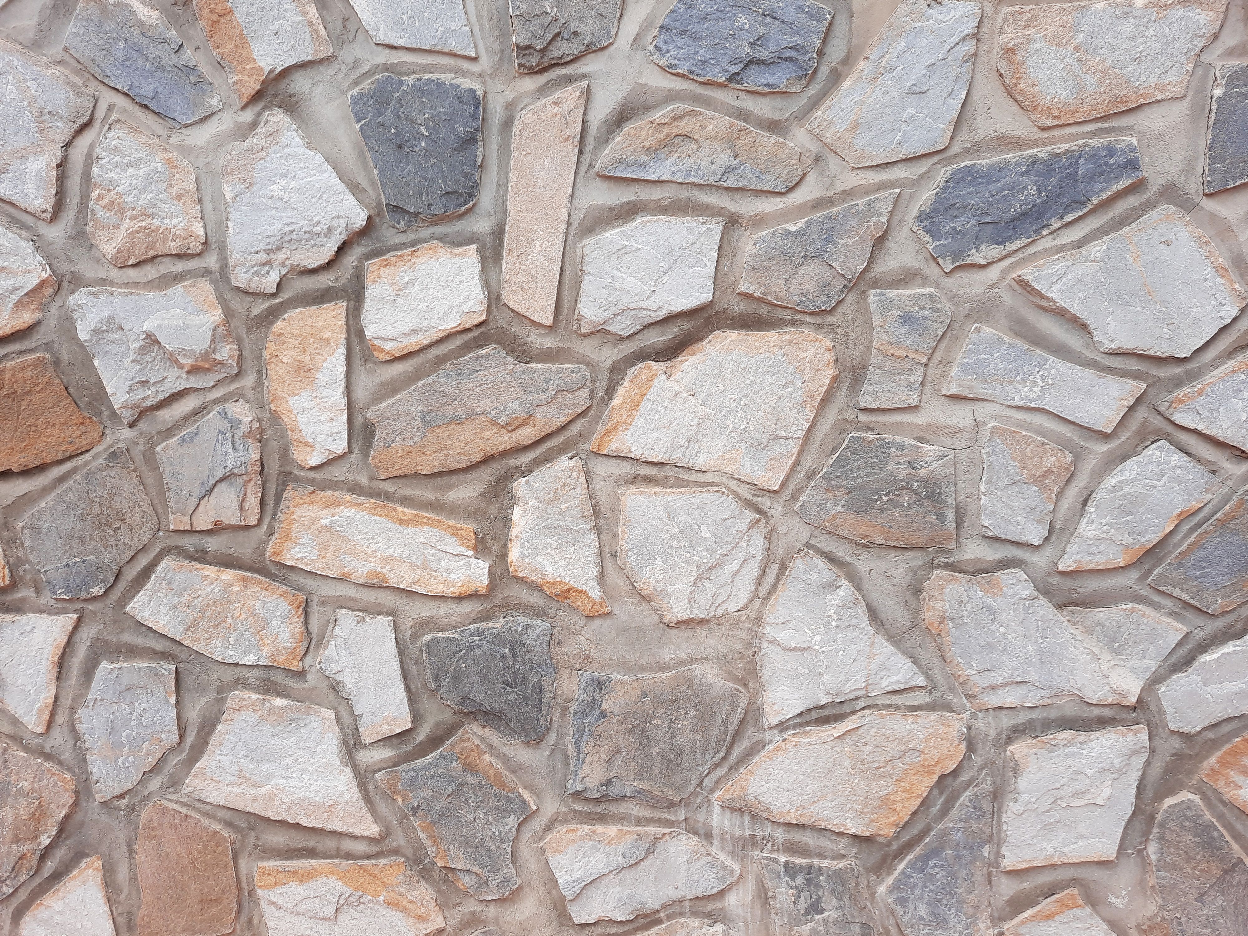 Slate stone layered surface
