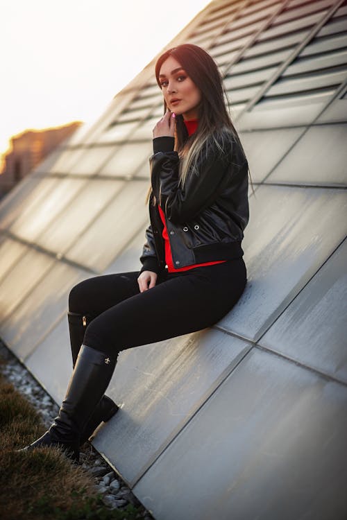 Photo of Woman Wearing Black Jacket