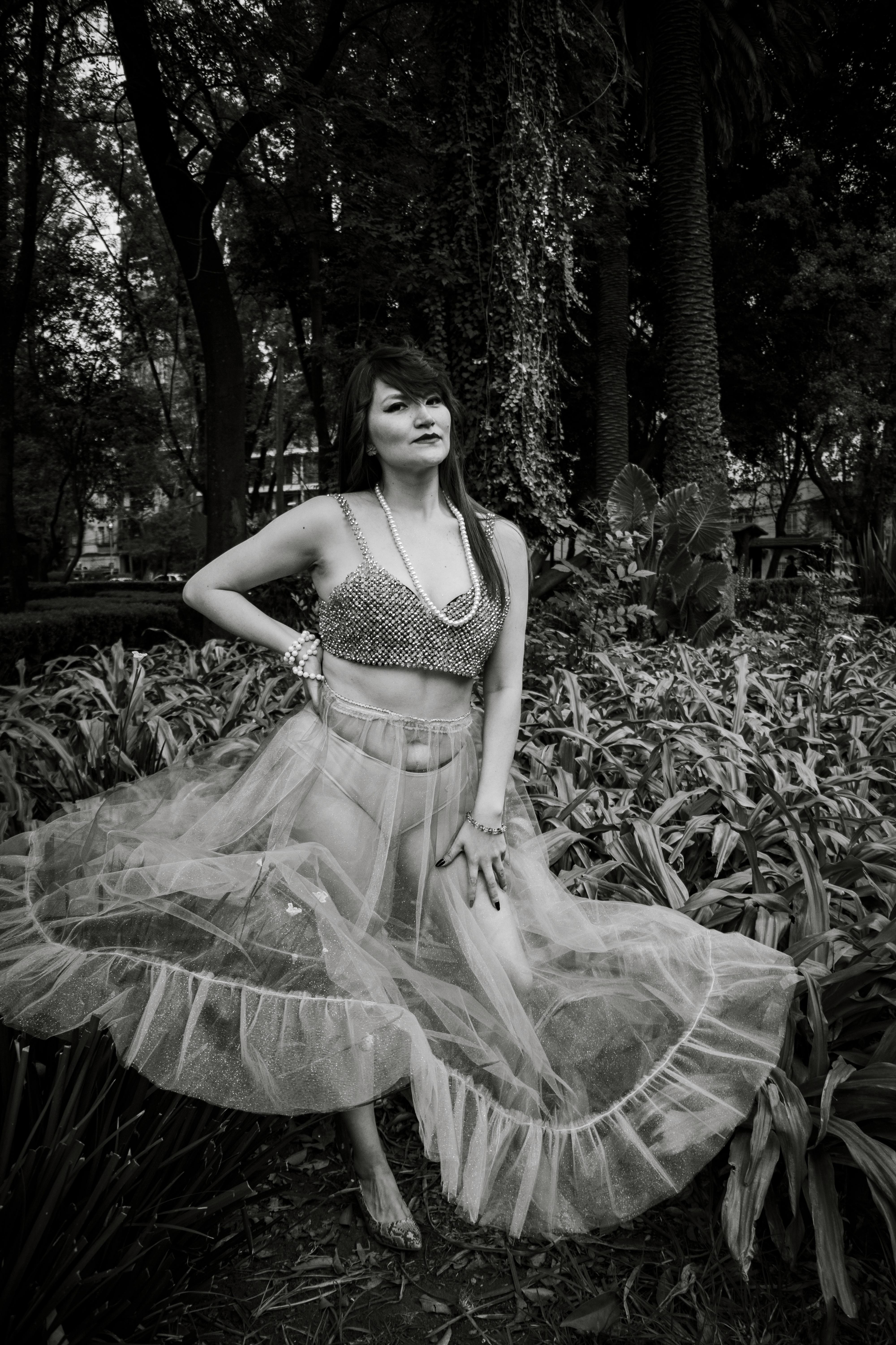 Enchanted Forest Fairy in Elegant White Dress · Free Stock Photo, image size:4000x6000