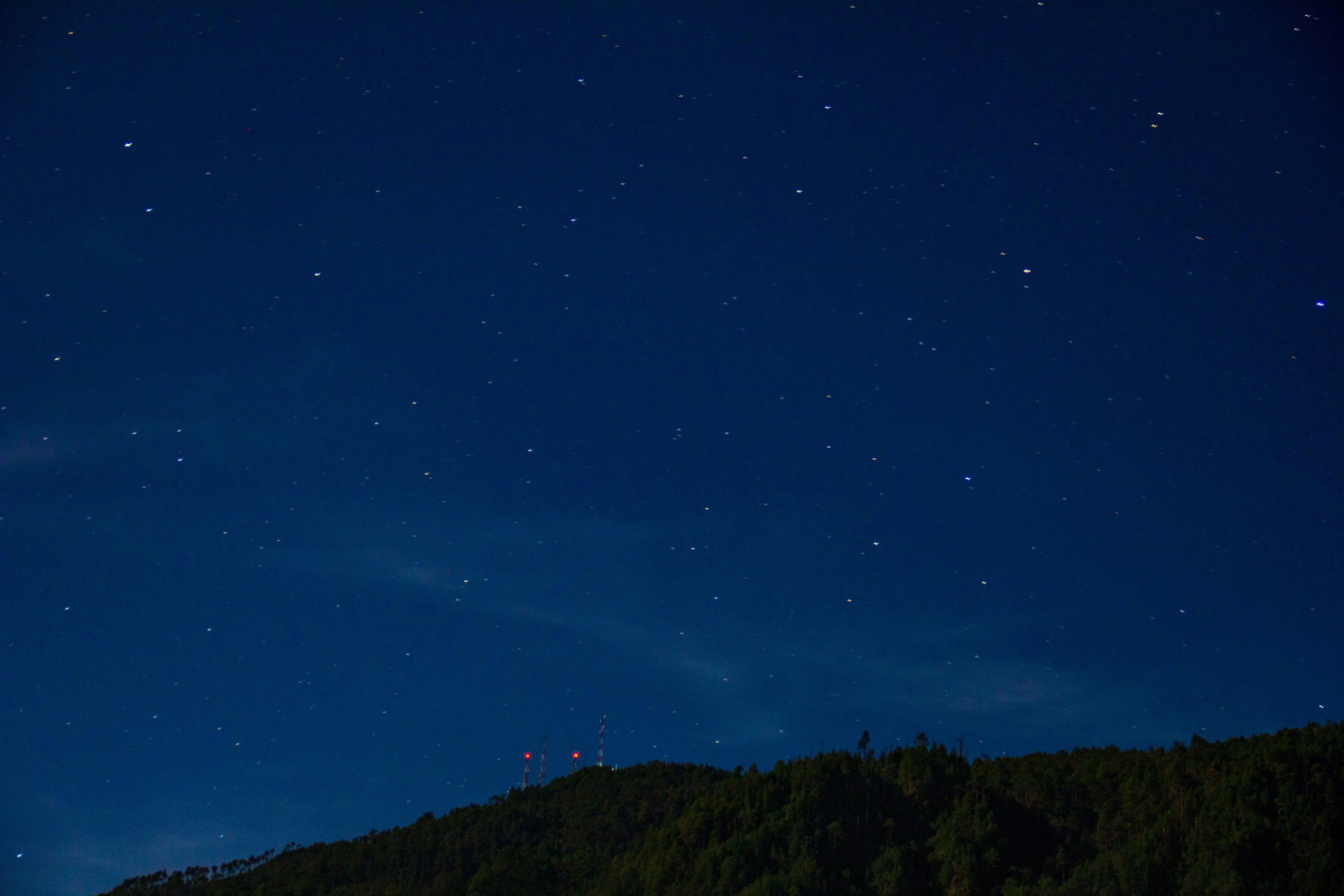 Foto De Stock Gratuita Sobre Cielo Azul Escena Nocturna Estrellas 4811