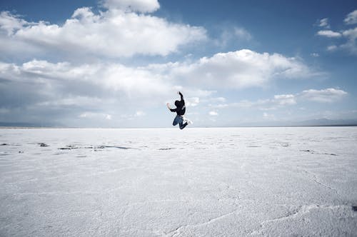 Imagine de stoc gratuită din congelat, fotografie salt, iarnă