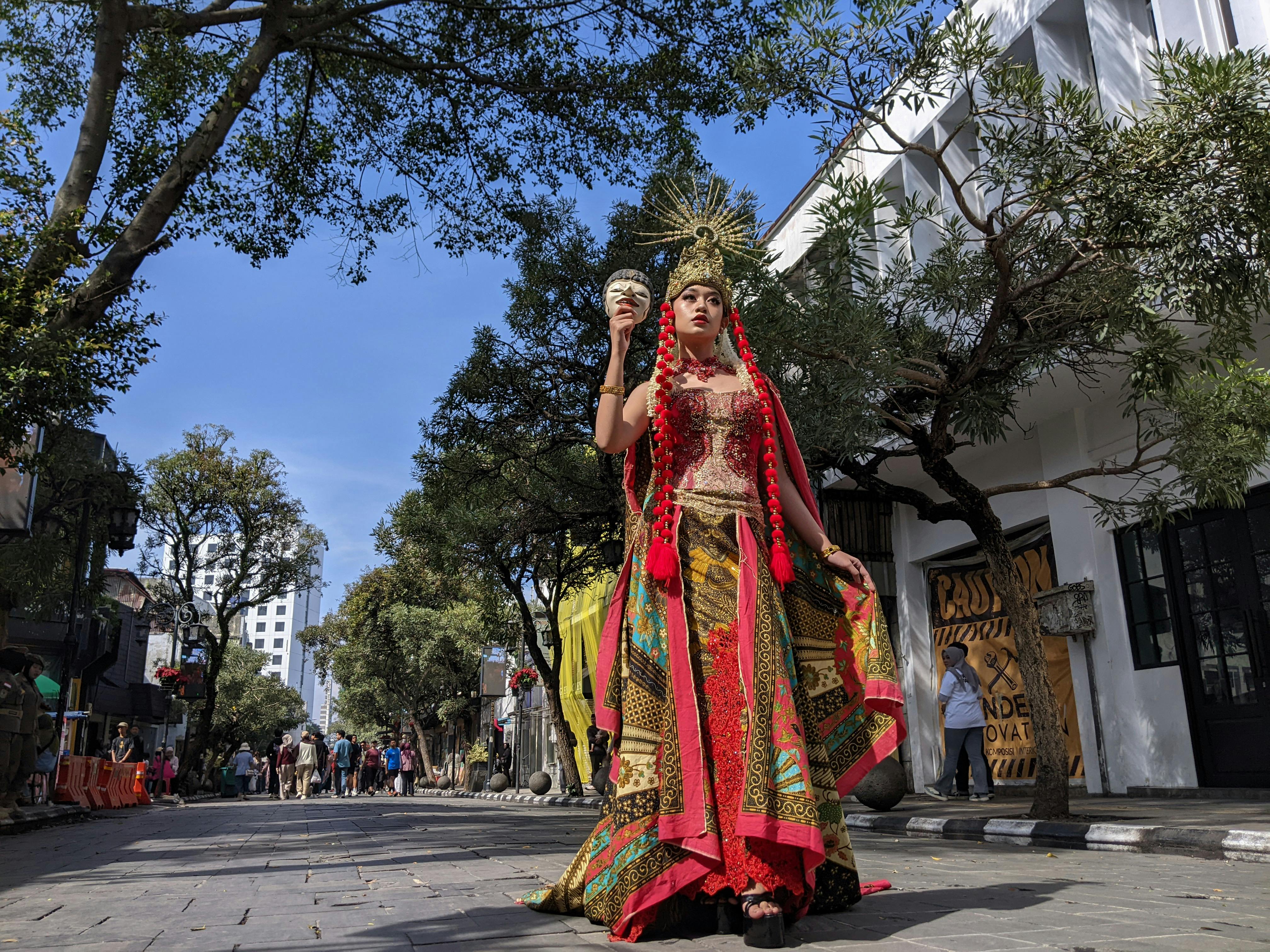 Traditional Cultural Parade in Bandung, Indonesia · Free Stock Photo