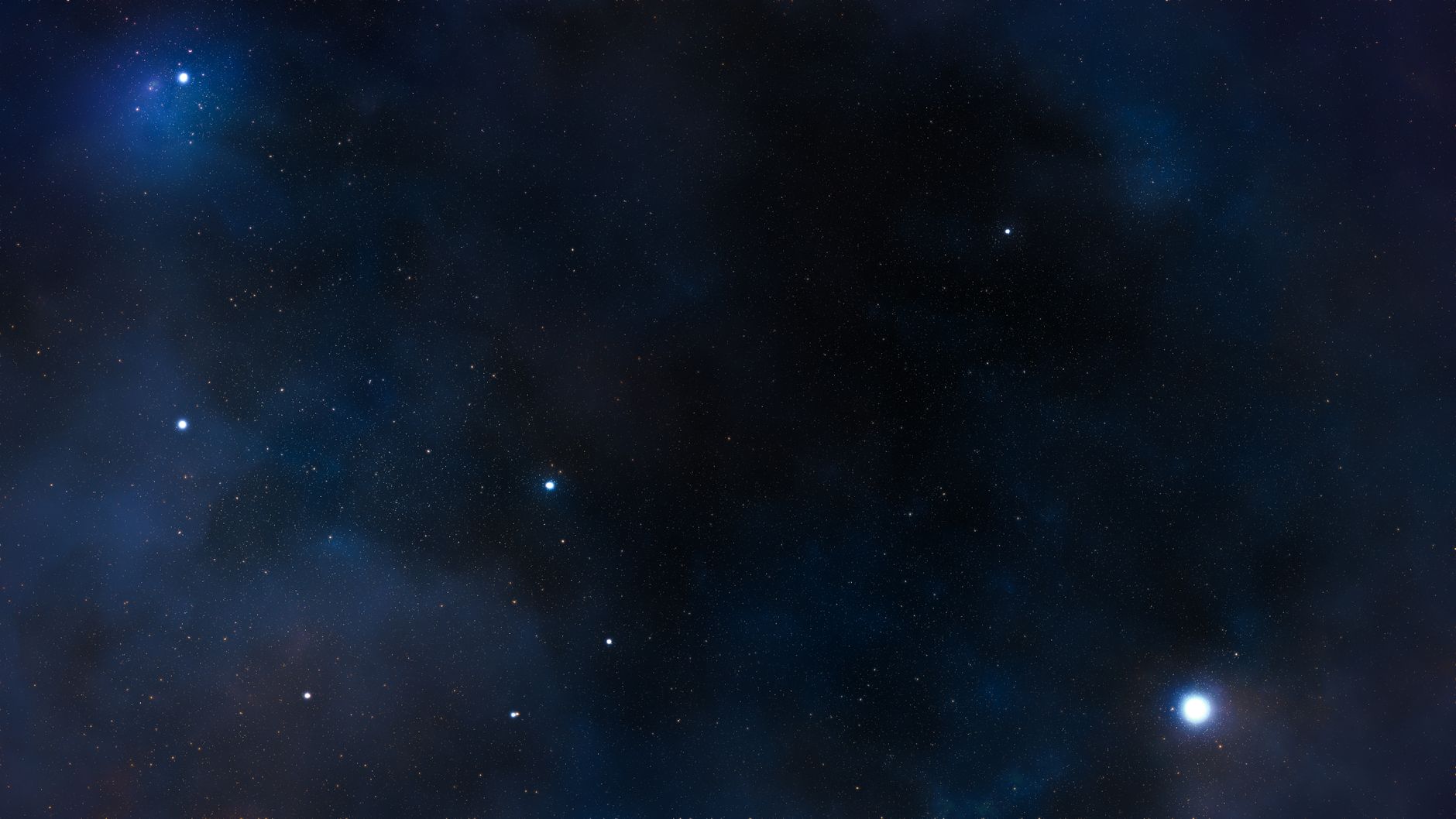 Starry night sky