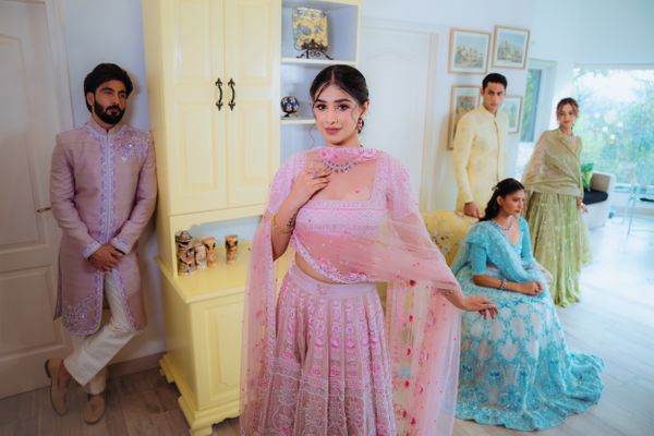 Designer Palazzo Suit