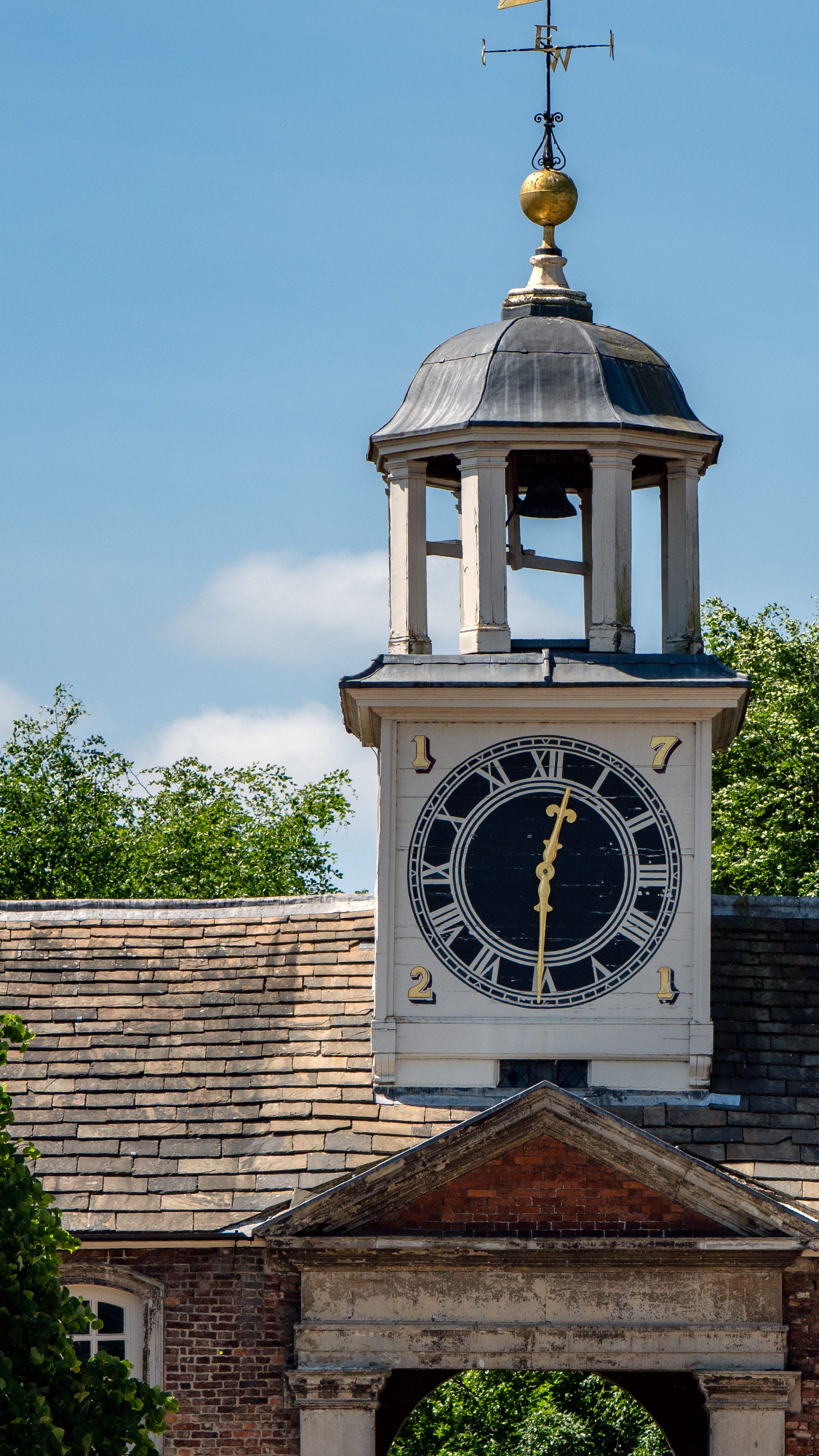 Historic Clock Tower Against Clear Blue Sky · Free Stock Photo