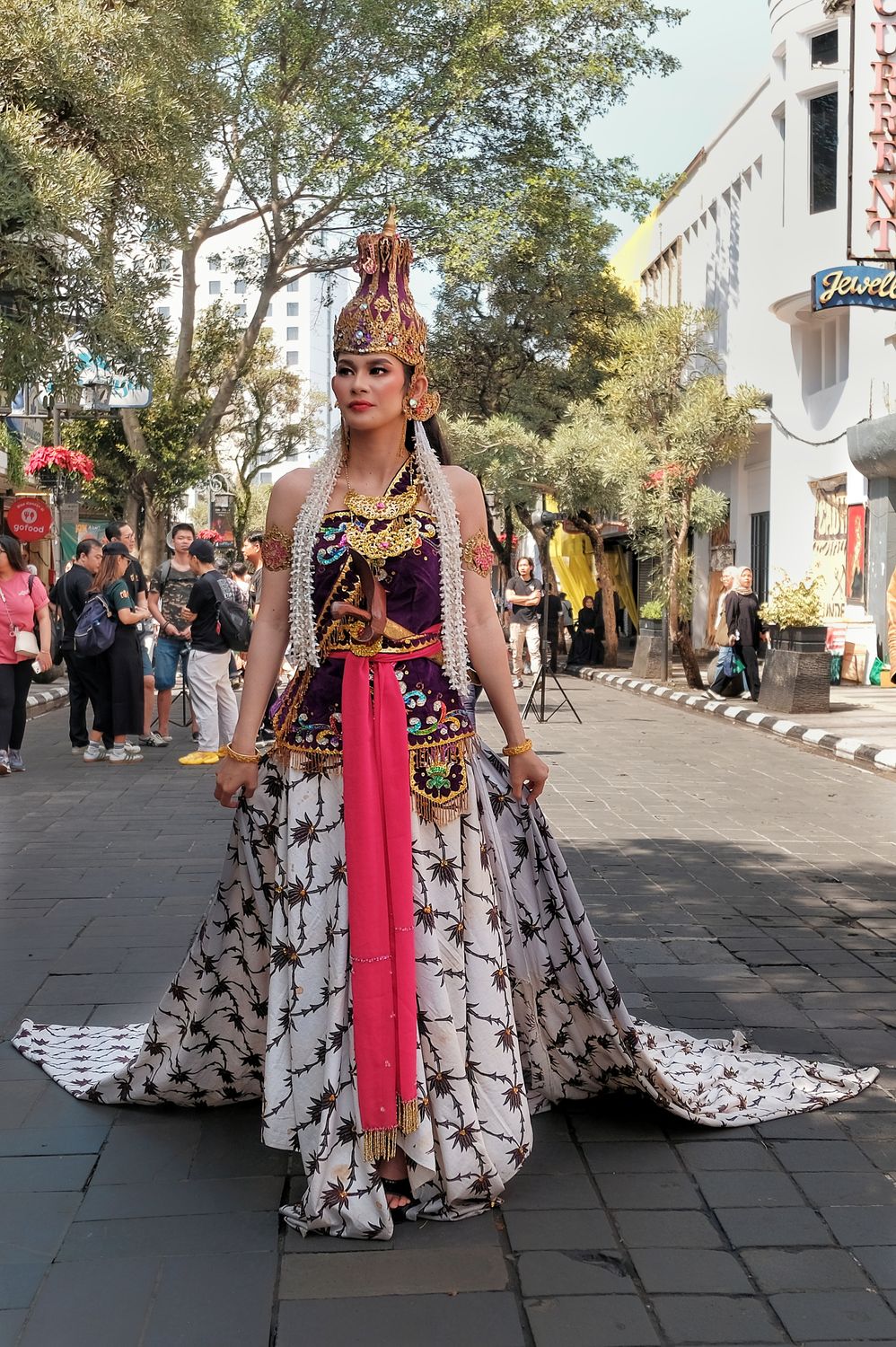 Java Culture Dress Code Traditional Javanese Costume on Street Parade ยท Free Stock Photo