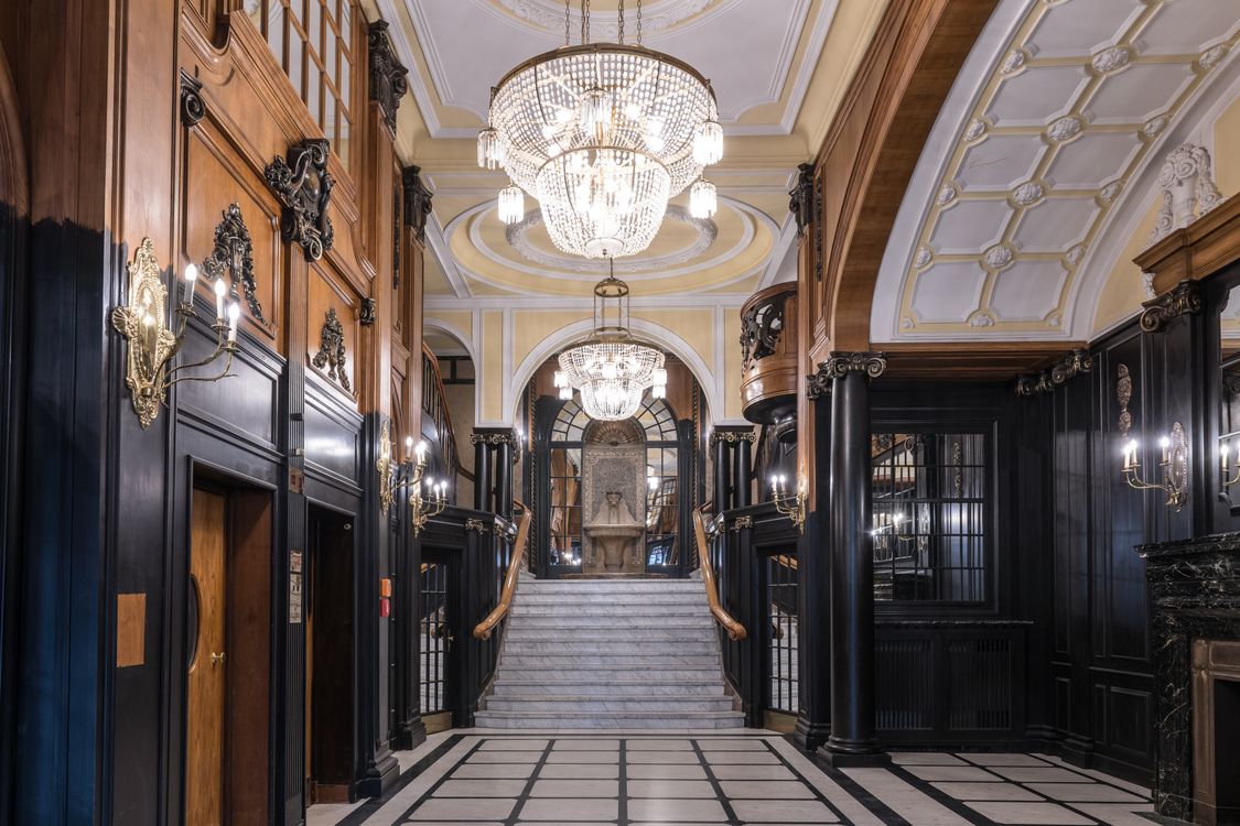 Elegant Art Nouveau Stairway in Hamburg · Free Stock Photo