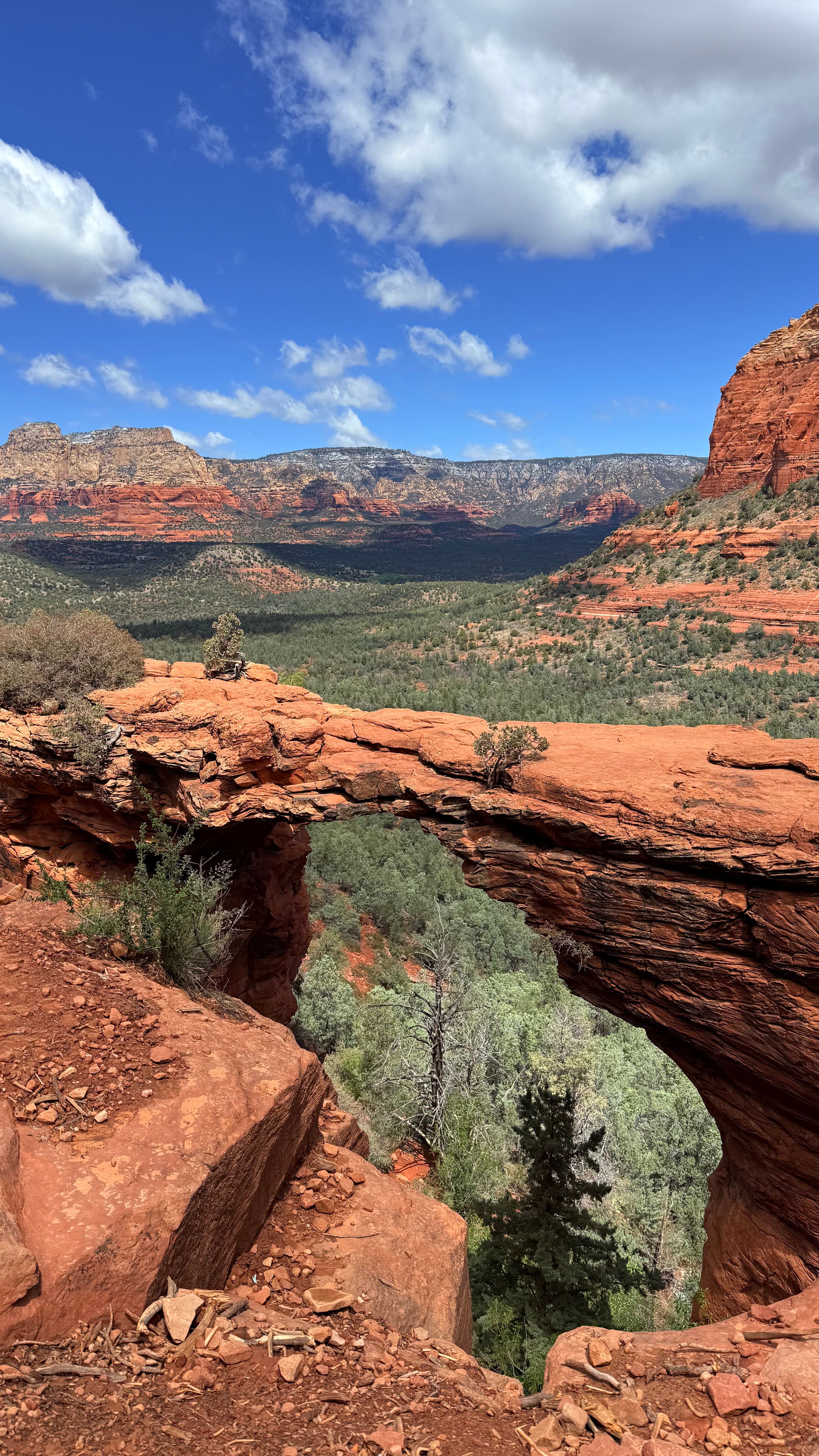Devil’s Bridge arch in Sedona