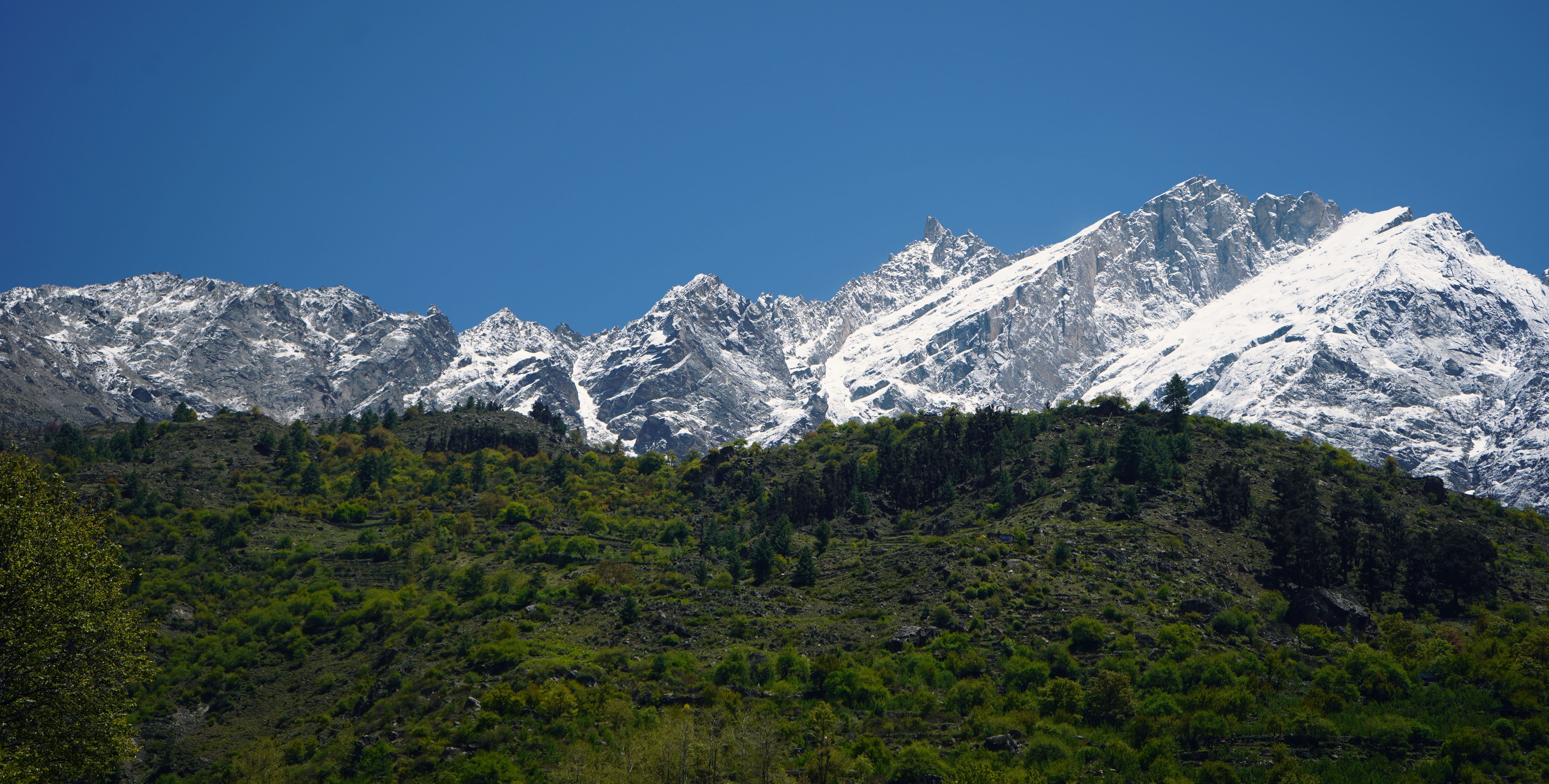 Snow-Capped Mountains under Clear Blue Sky · Free Stock Photo