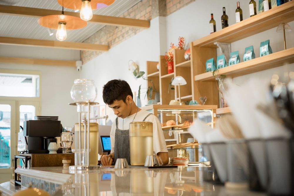 Inside the roastery cafe — photo by Nguyen Tien Thinh on Pexels