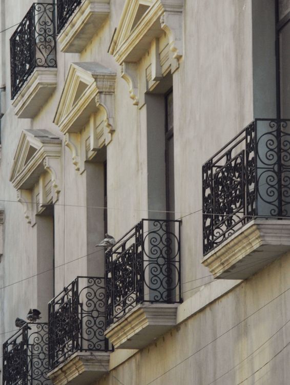 Elegant Urban Architecture with Iron Balconies · Free Stock Photo