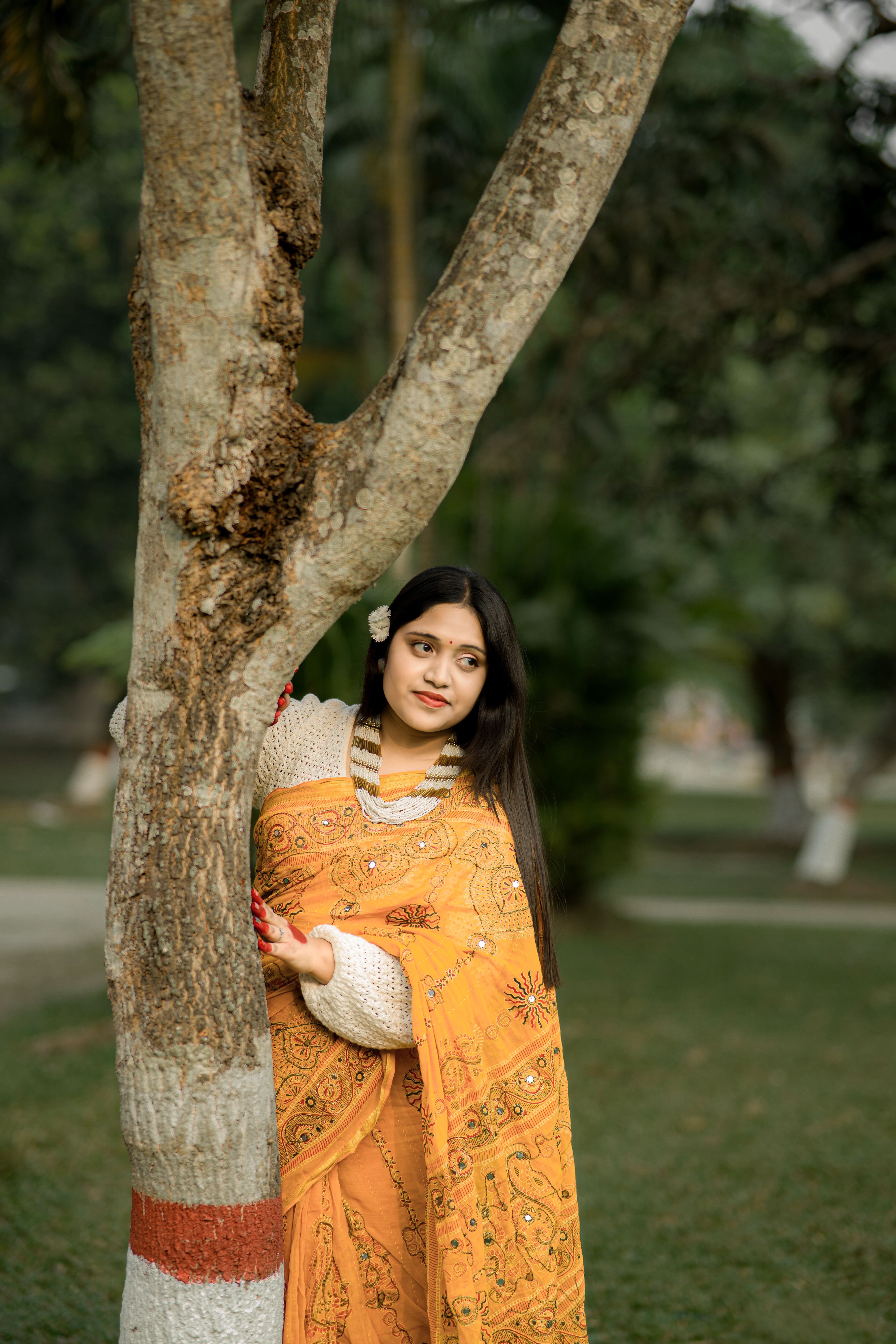 Portrait of a Woman in Traditional Clothes · Free Stock Photo