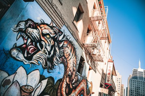 Mural on a city building — Brett Sayles on Pexels