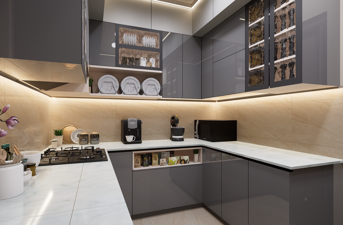 anthracite kitchen ideas uk — Worktops