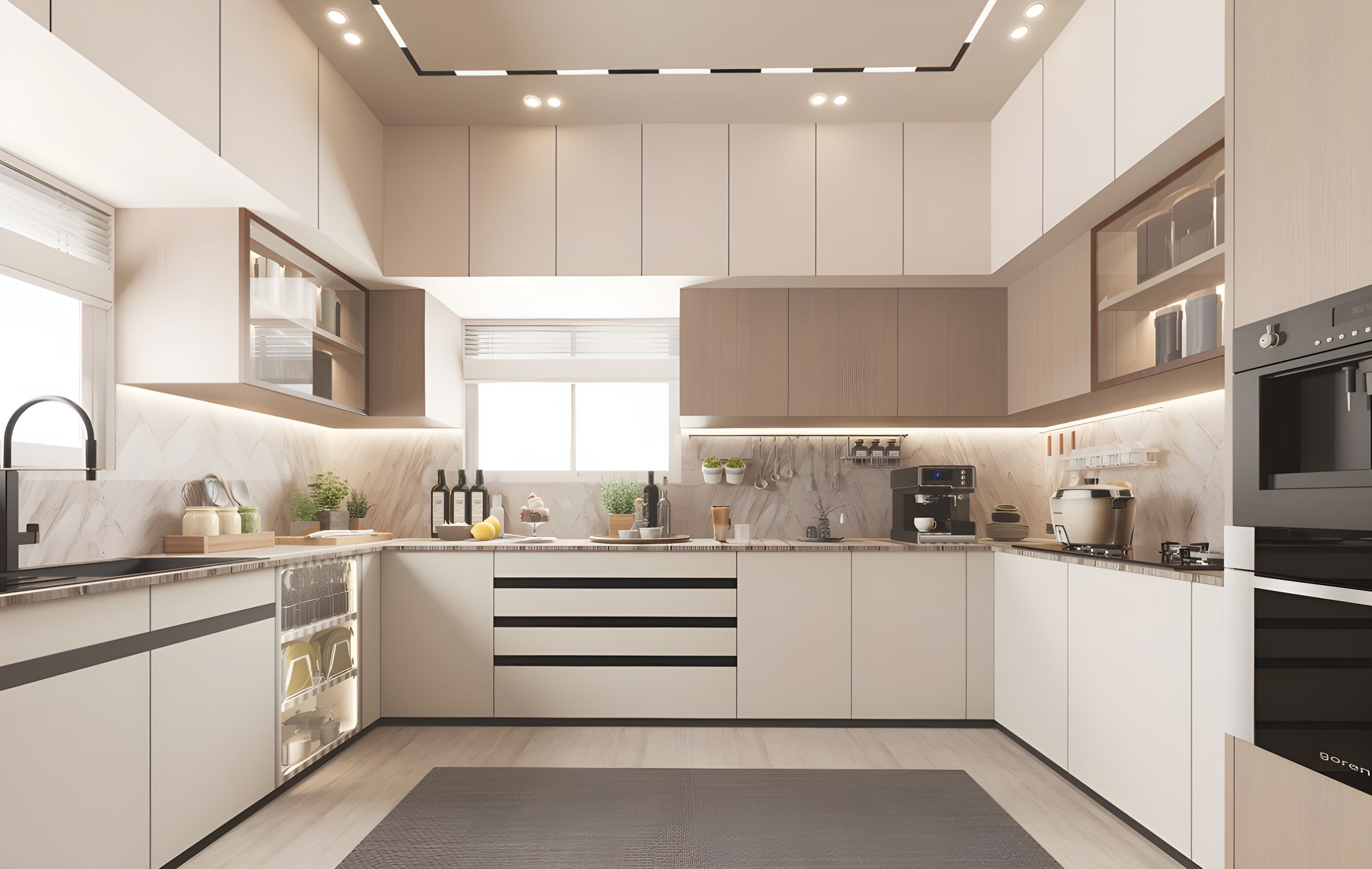 Modern Minimalist Kitchen Interior Design · Free Stock Photo
