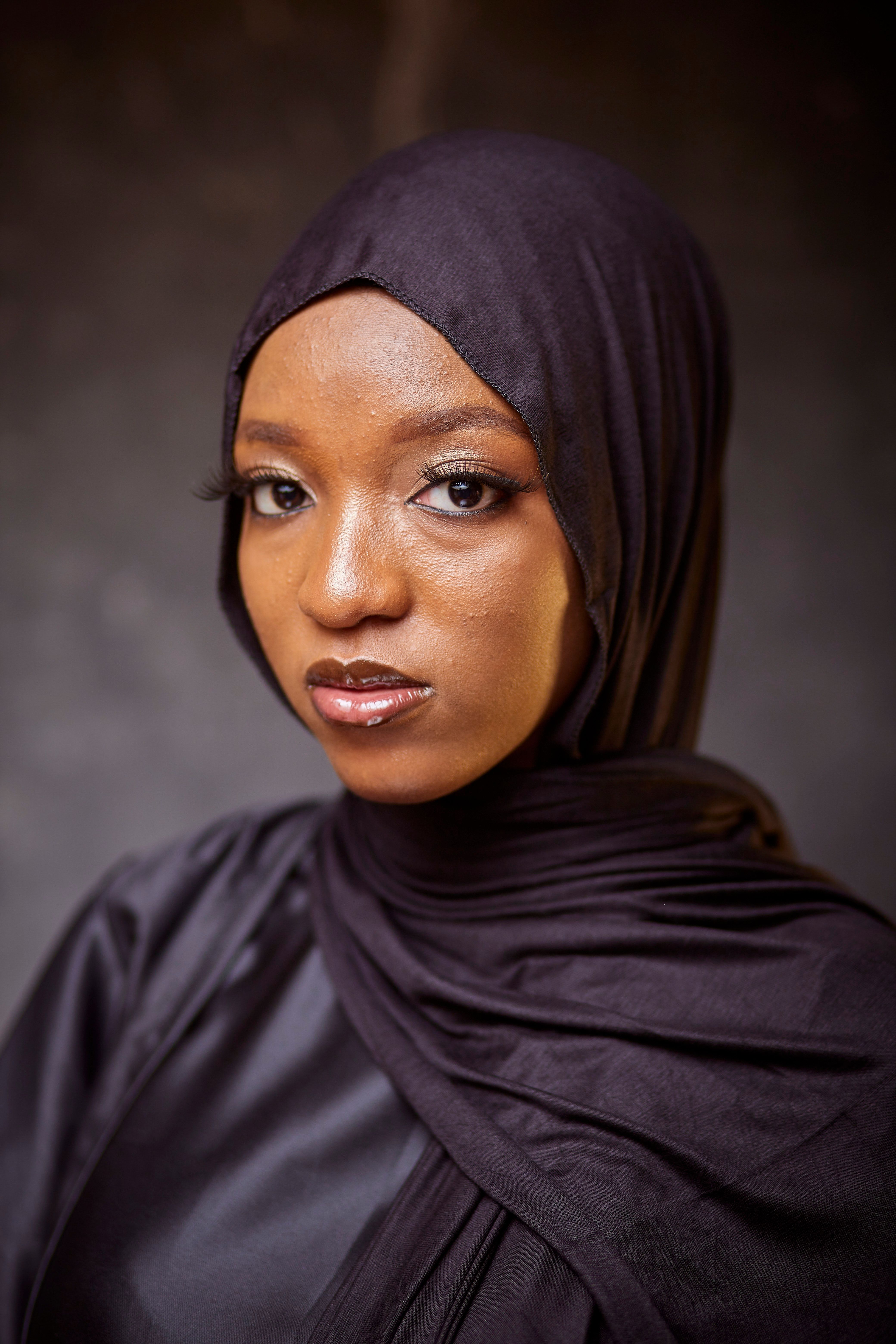 Elegant Portrait of Woman Wearing Hijab · Free Stock Photo