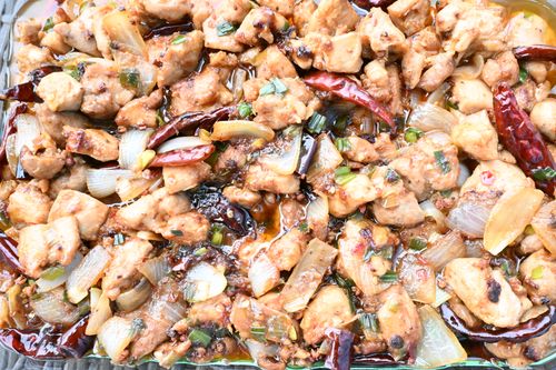 Free Szechuan Chicken by eyes2soul Stock Photo