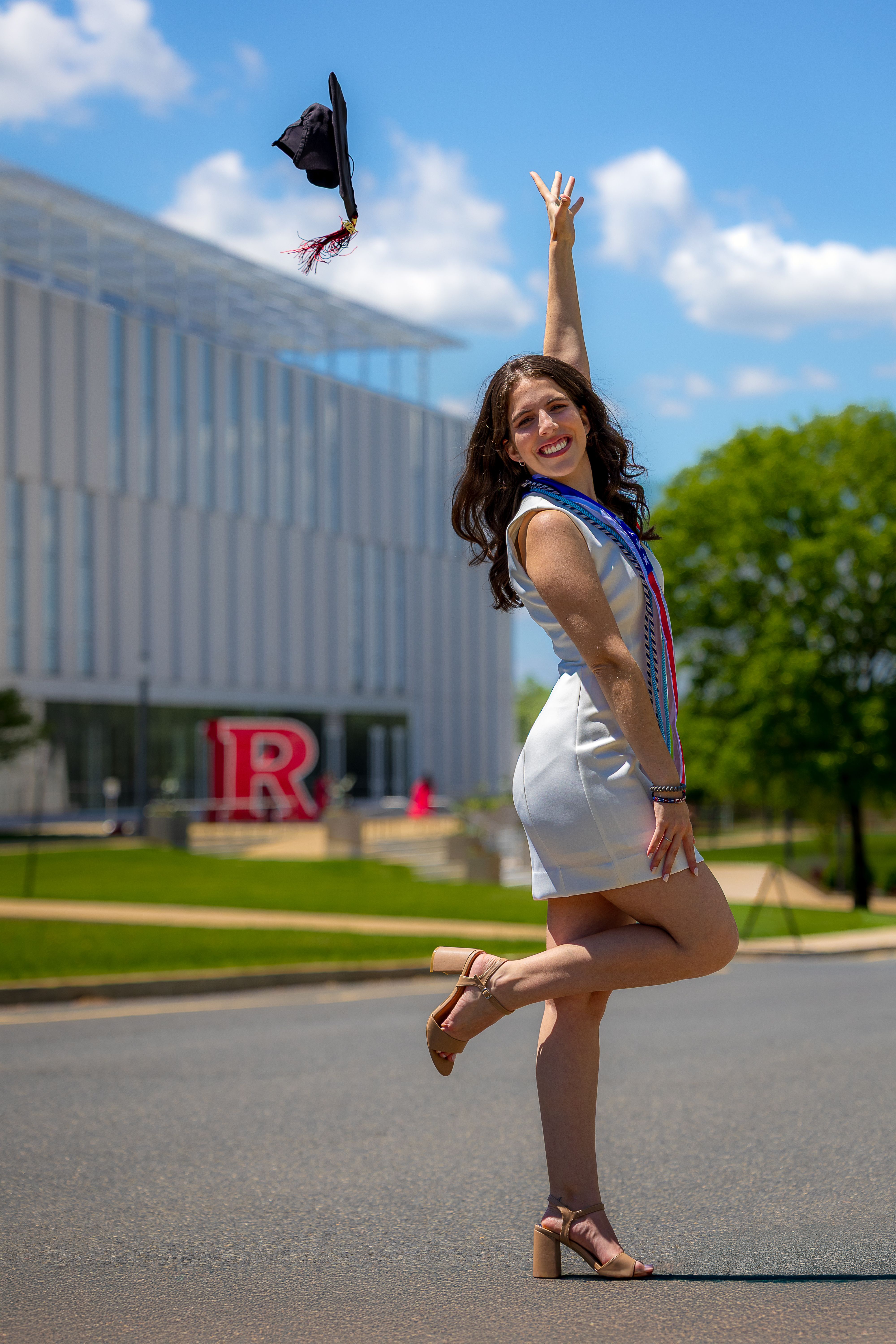 Joyful Graduation Moment at Rutgers University · Free Stock Photo