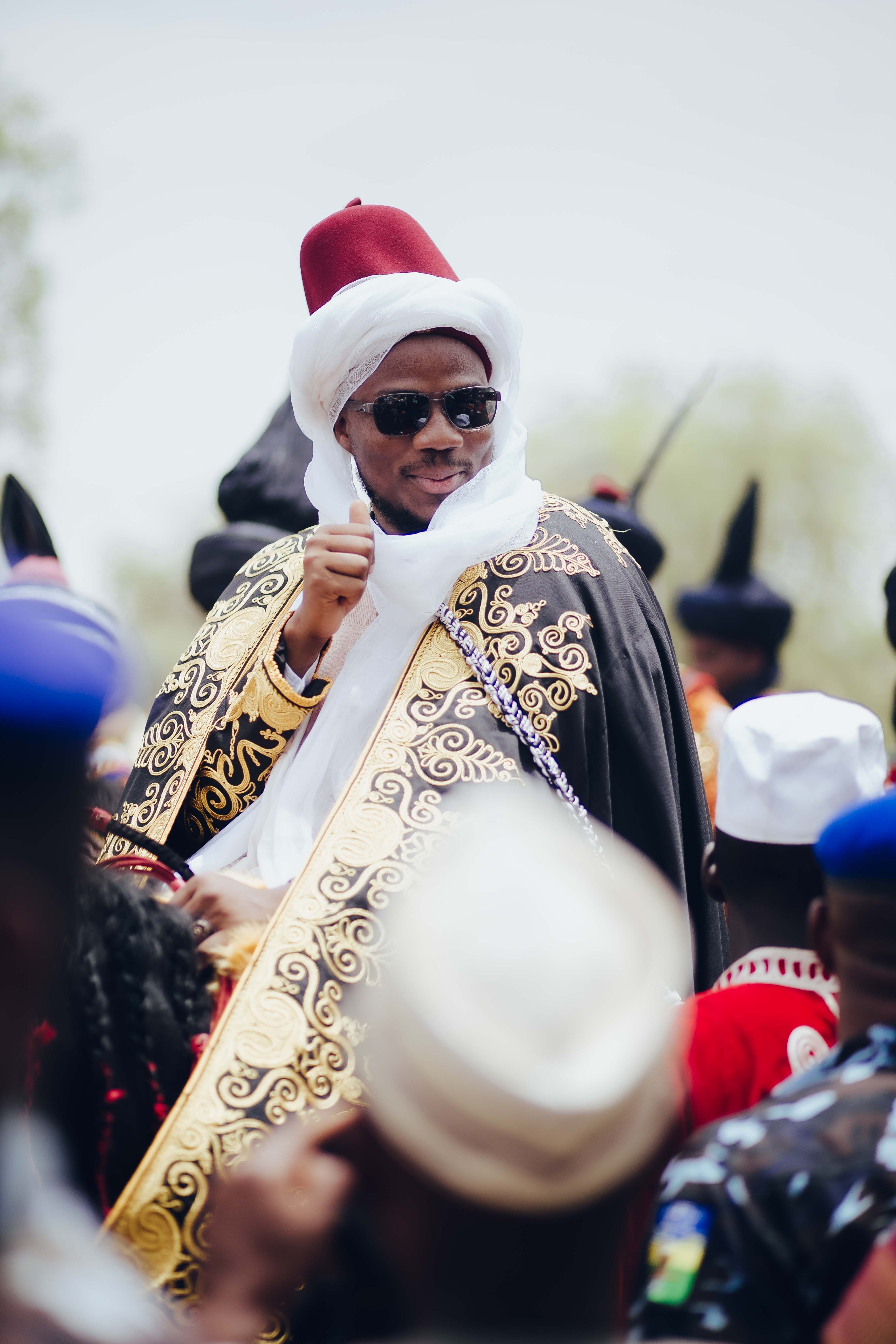Traditional Nigerian Festival with Cultural Attire · Free Stock Photo