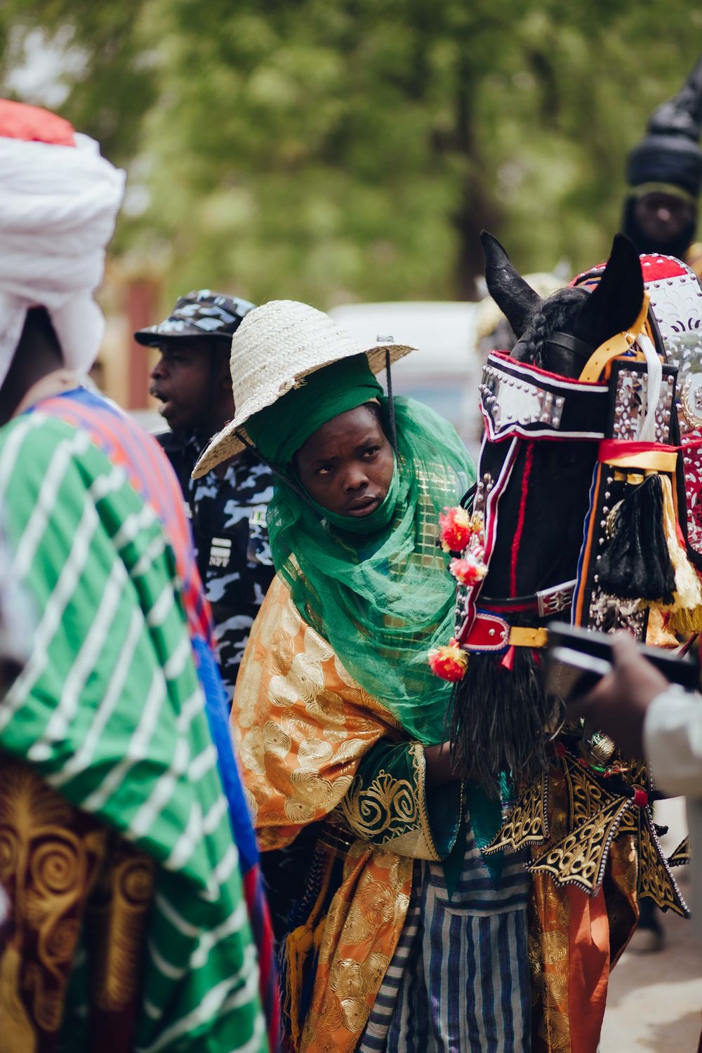 Traditional Nigerian Festival with Horse and Costumes · Free Stock Photo