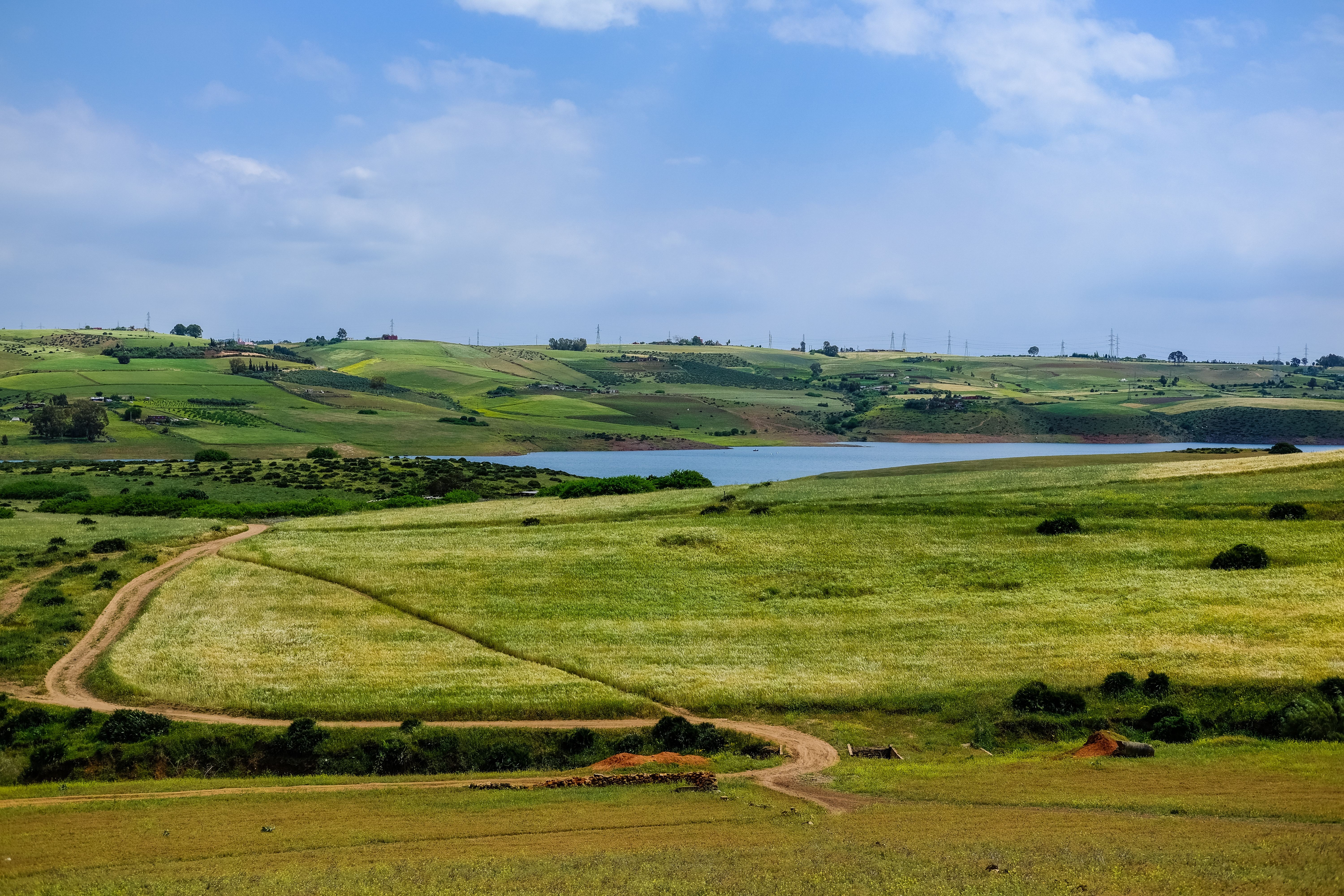 Scenic Landscape of Rolling Hills near Rabat, Morocco · Free Stock Photo