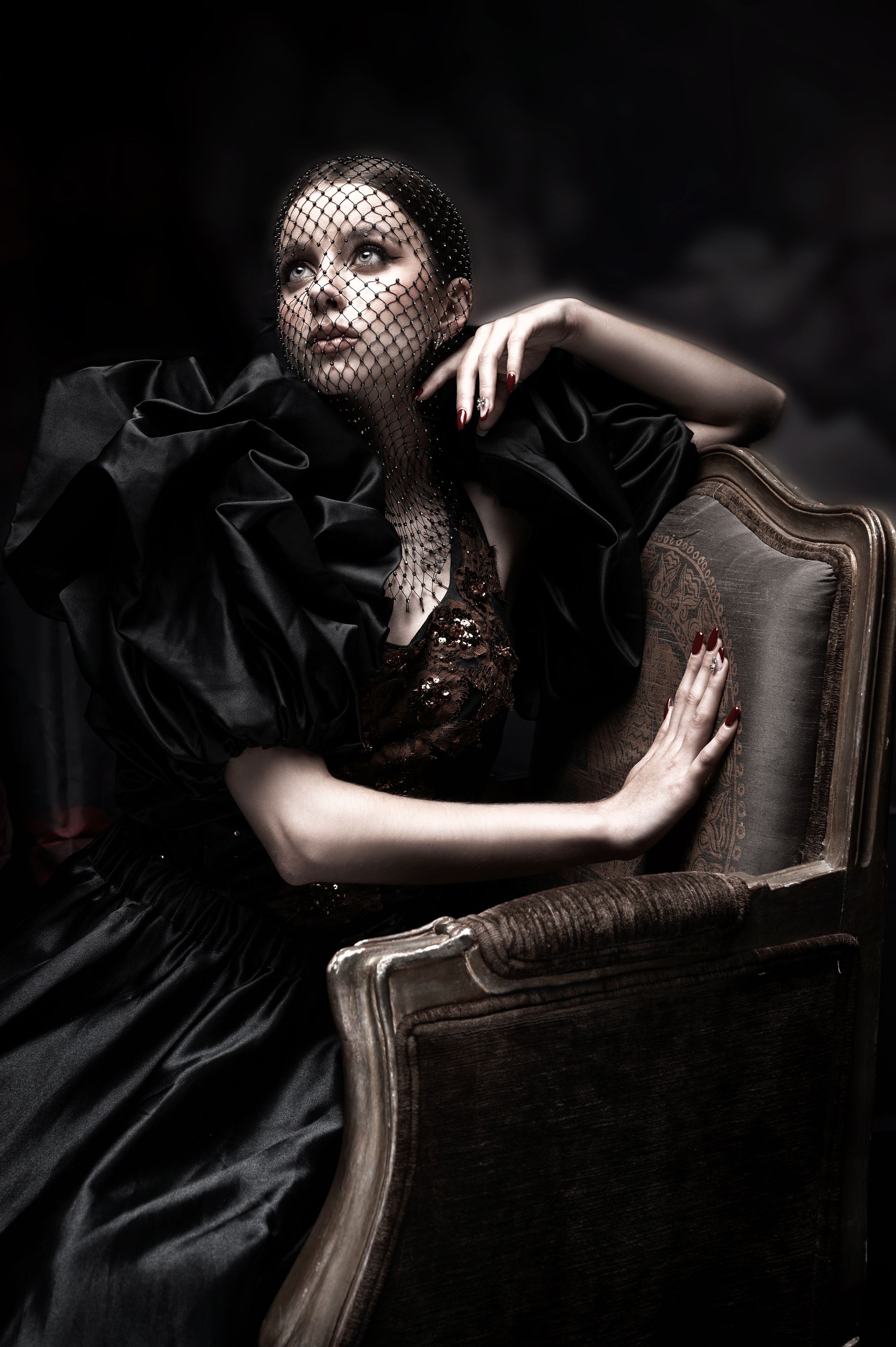 Luxury editorial fashion background