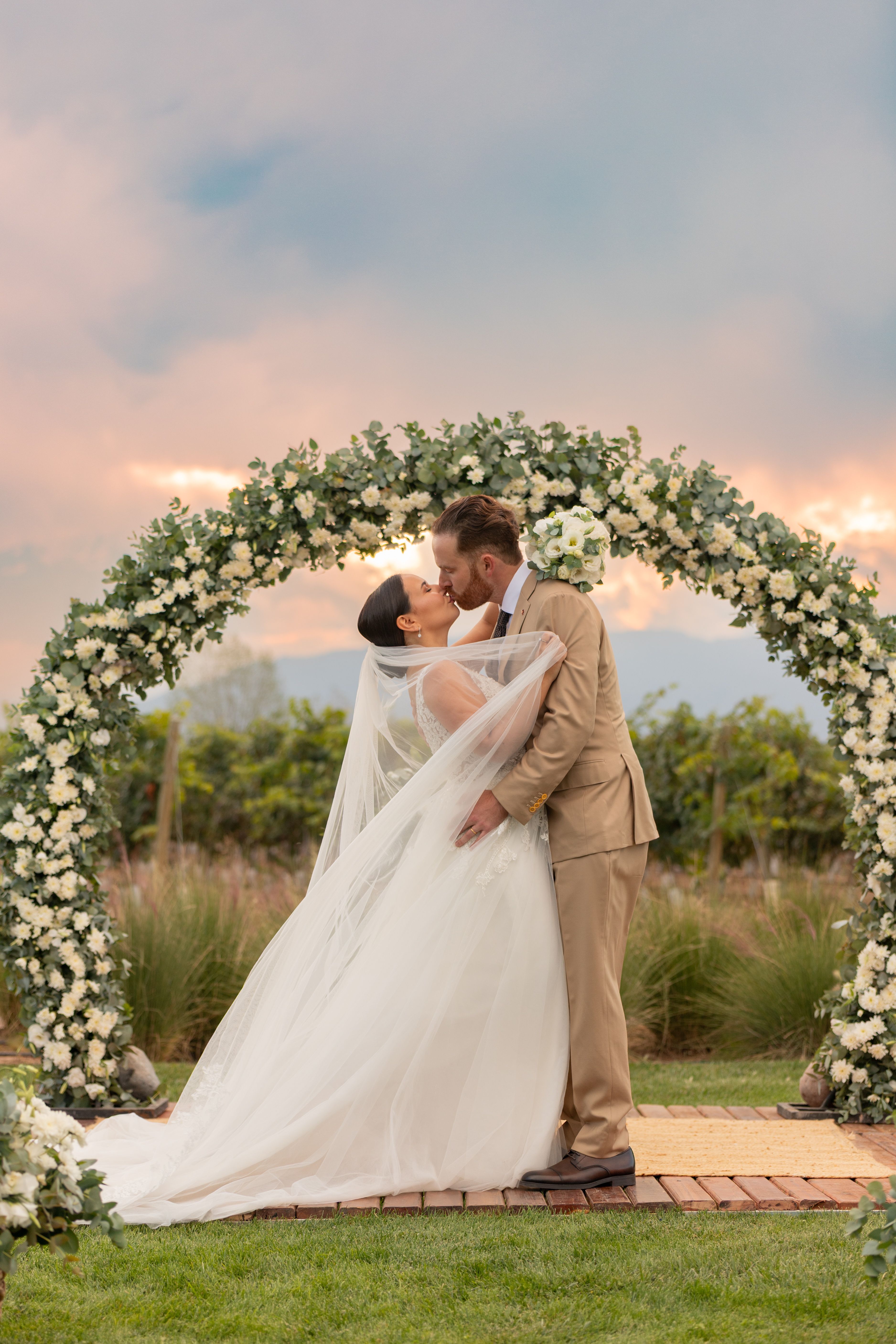Cinematic wedding background