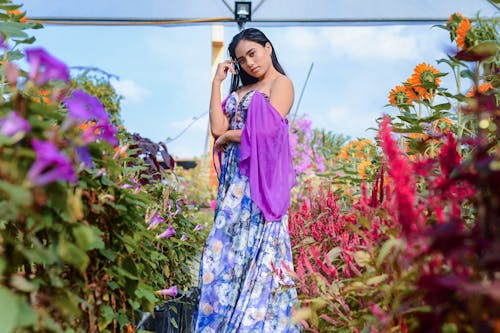 Photo Of Woman Wearing Floral Dress