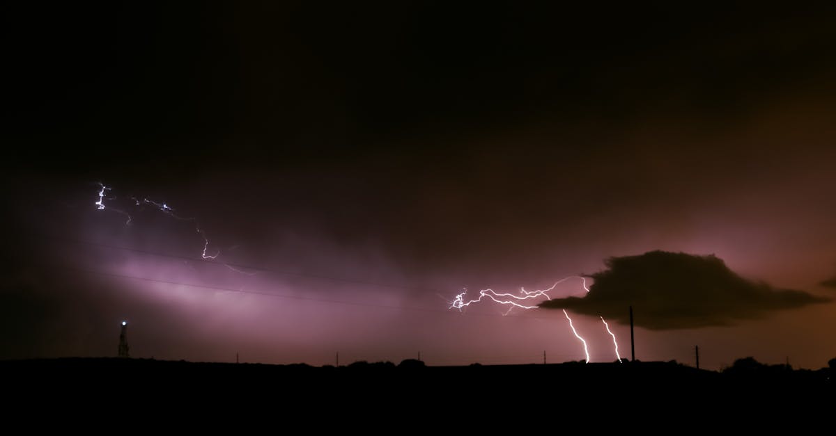 Free stock photo of bad, landscaped, lightning