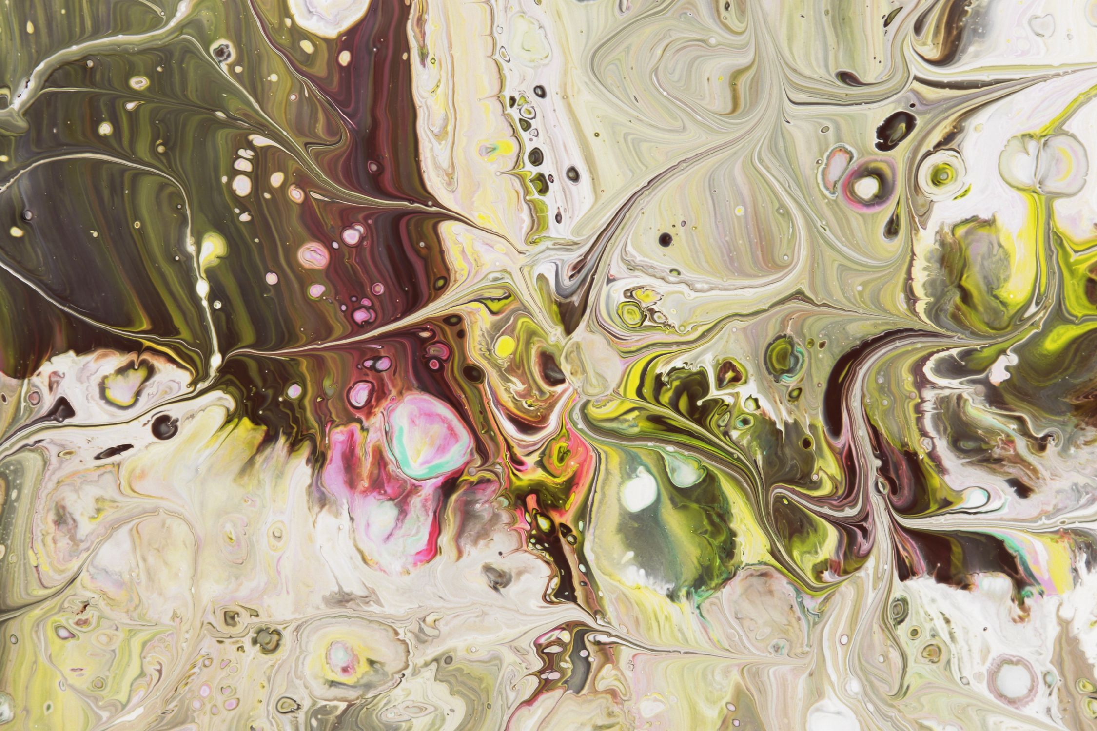 Colorful Abstract Liquid Marble Art · Free Stock Photo