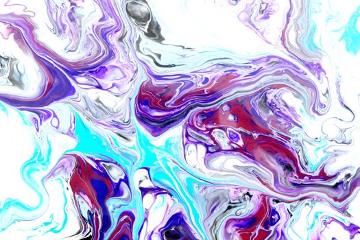 Colorful abstract art with vivid swirling patterns and vibrant hues.