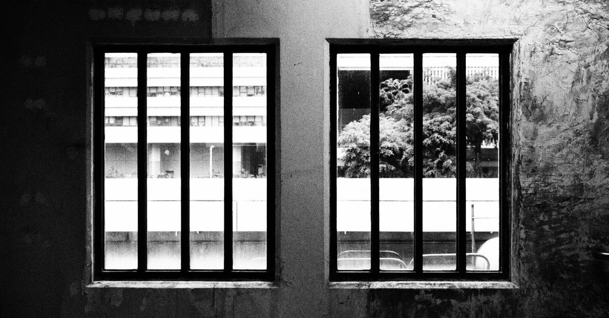 Window Black View Black and White View from a Hong Kong Window · Free Stock Photo