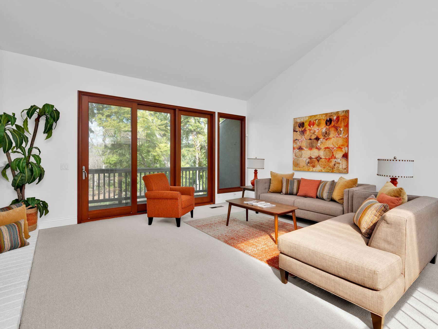 Interior Painting in Tower Hill — quality trade paint going on in two coats