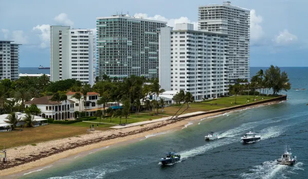 Tours de Fort Lauderdale le long de la plage, vues du ciel