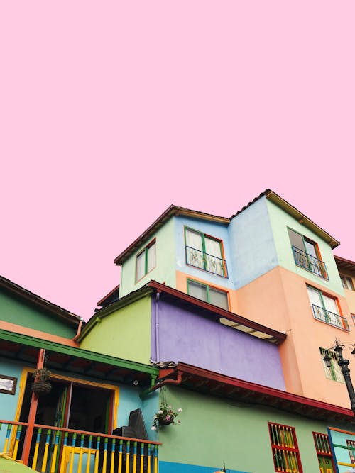 Free Colorful Houses Stock Photo