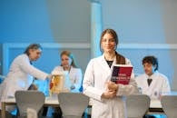 Aspiring Nurse Students in Laboratory Setting