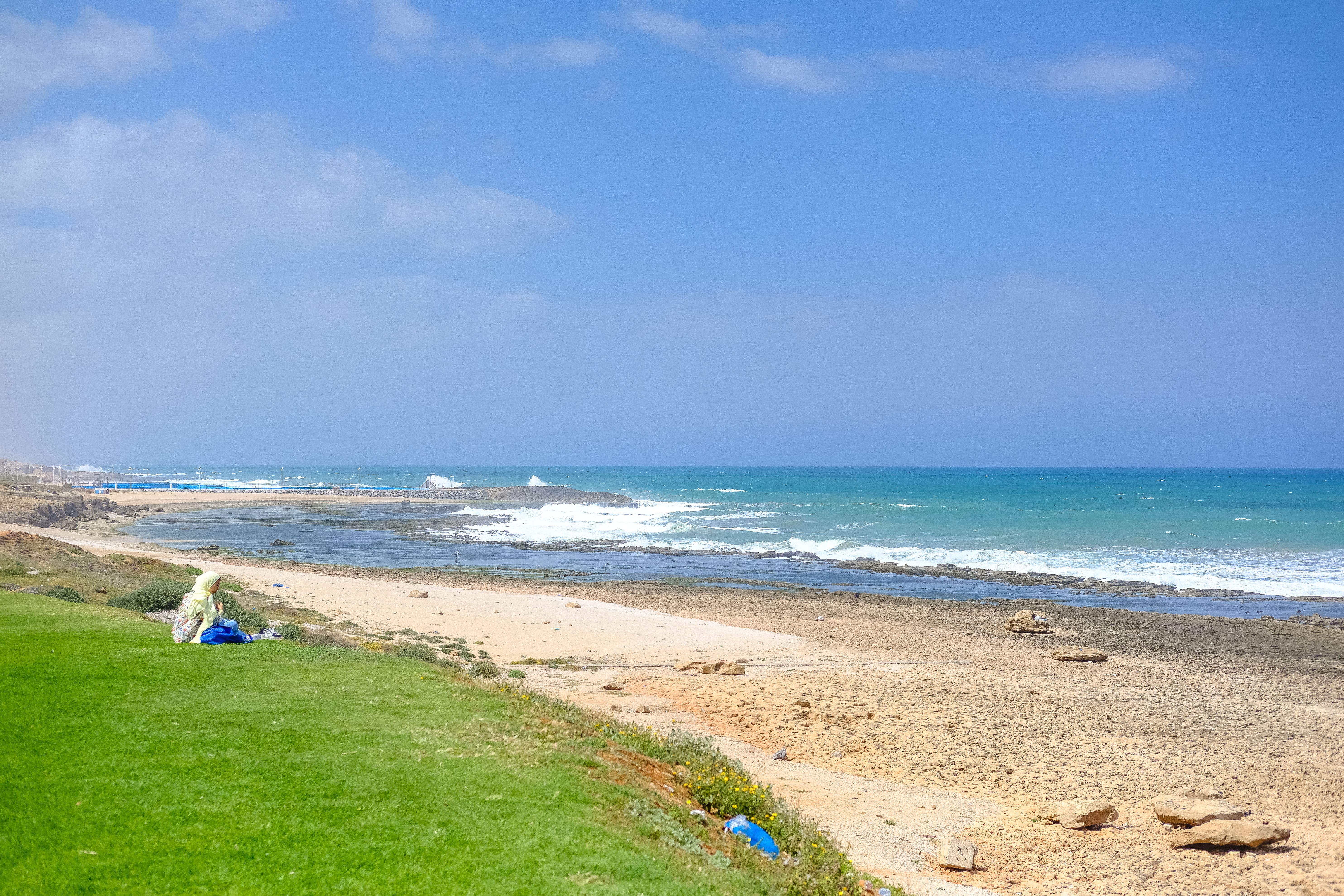 Tranquil Day at the Beach in Rabat, Morocco · Free Stock Photo