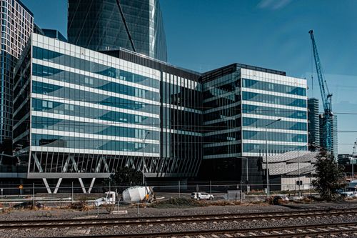 Free modern building of Melbourne city  Stock Photo